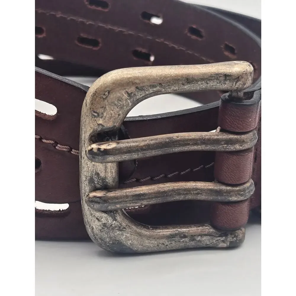 Men's Retreat Blues Genuine Leather Size 32 Belt